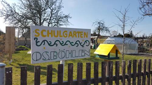 Schulgarten der Oberschule Böhlen