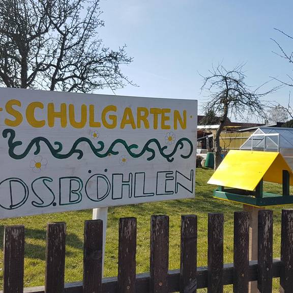 Schulgarten der Oberschule Böhlen